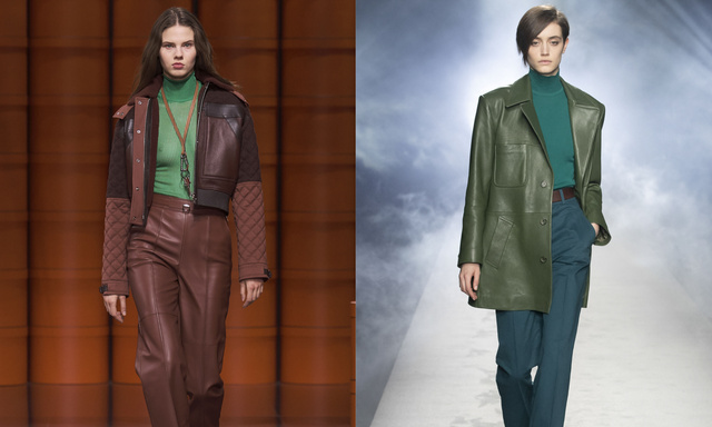 Leather jackets - what\'s in!