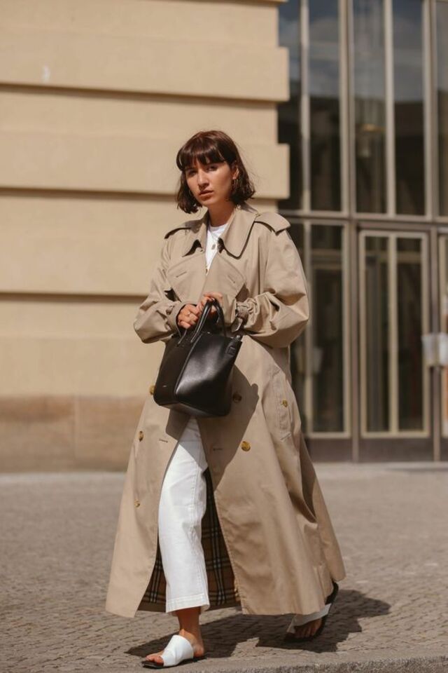 The Burberry trench coat, an evergreen must-have
