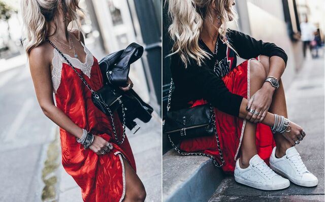 Zadig et Voltaire Risty red silk dress