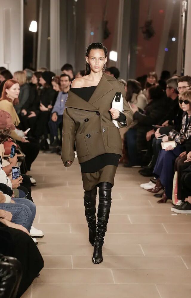 Proenza Schouler Faux leather over-the-knee boots