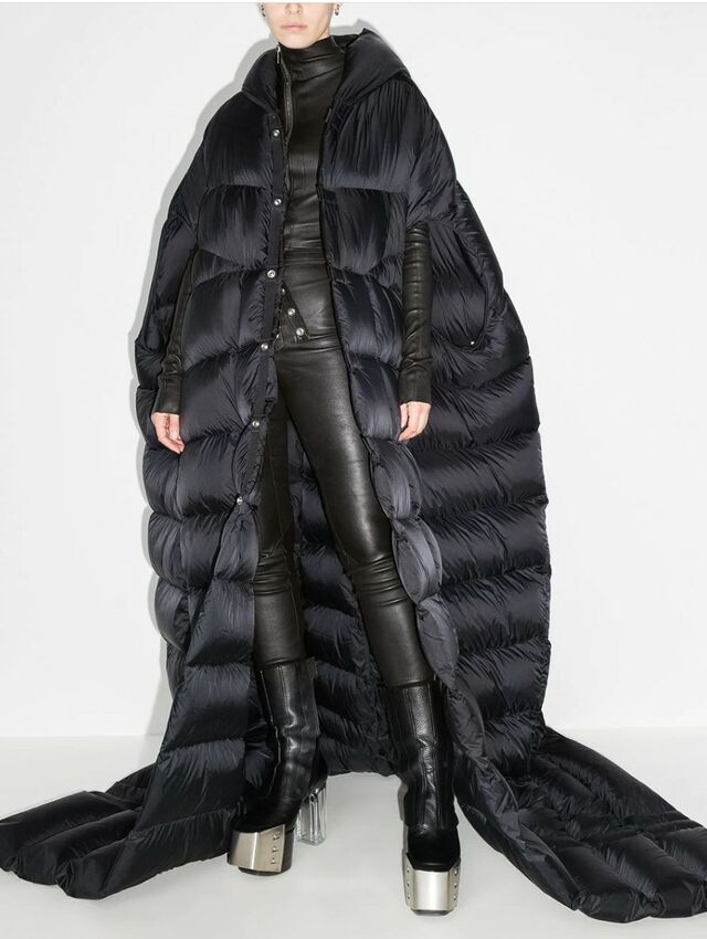 Rick Owens leather jumpsuit