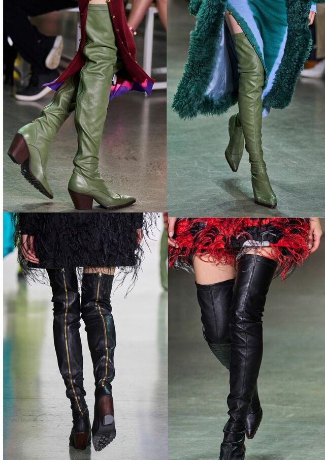 Boots style at Prabal Gurung