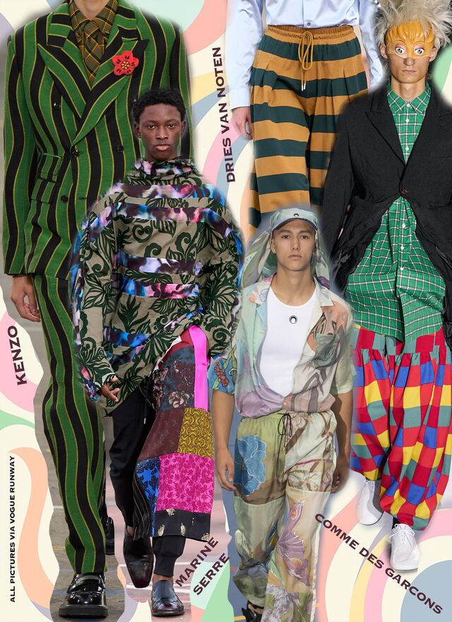 MENSWEAR TRENDS: \'PRINTS OSMOSIS\'...