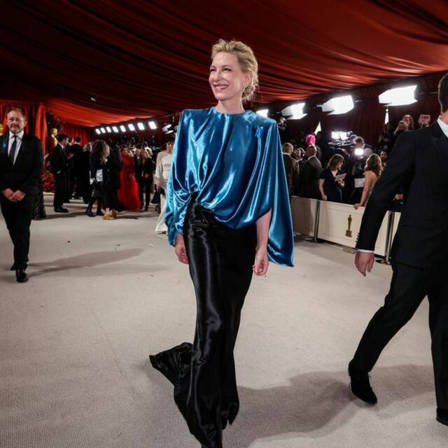 Cate Blanchet radiant in Louis Vuitton