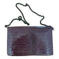 Croc leather handbag