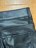 Faux leather pants