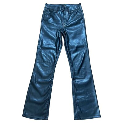 Faux leather pants