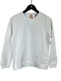 White cotton sweater