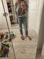 Leather flats