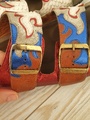 Leather flats