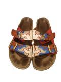 Leather flats