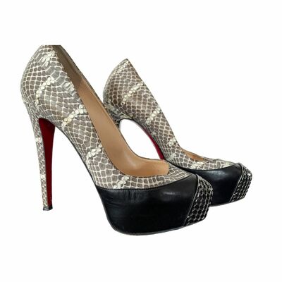 Leather High-heels Shoes