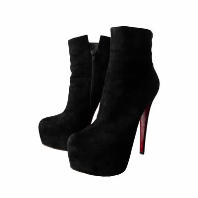 Suede High-heels Shoes
