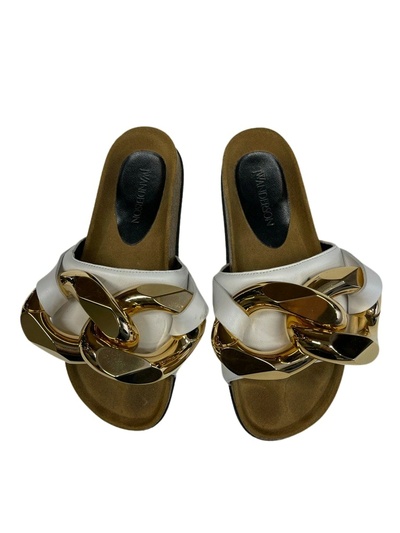 Leather flats