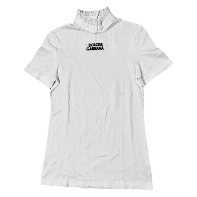 Ruffle neck top