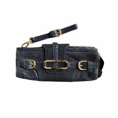 Exotic leather Clutch