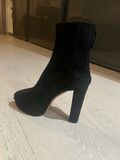 Suede ankle boots