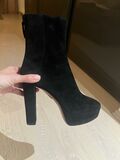Suede ankle boots