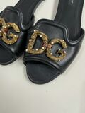 Leather slides