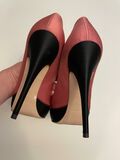 Satin Open-toe shoes