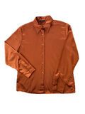 Orange Satin Shirt