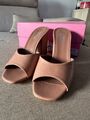 Leather mules