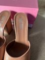 Leather mules