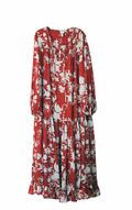 Long printed dress