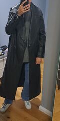 Leather Trench coat