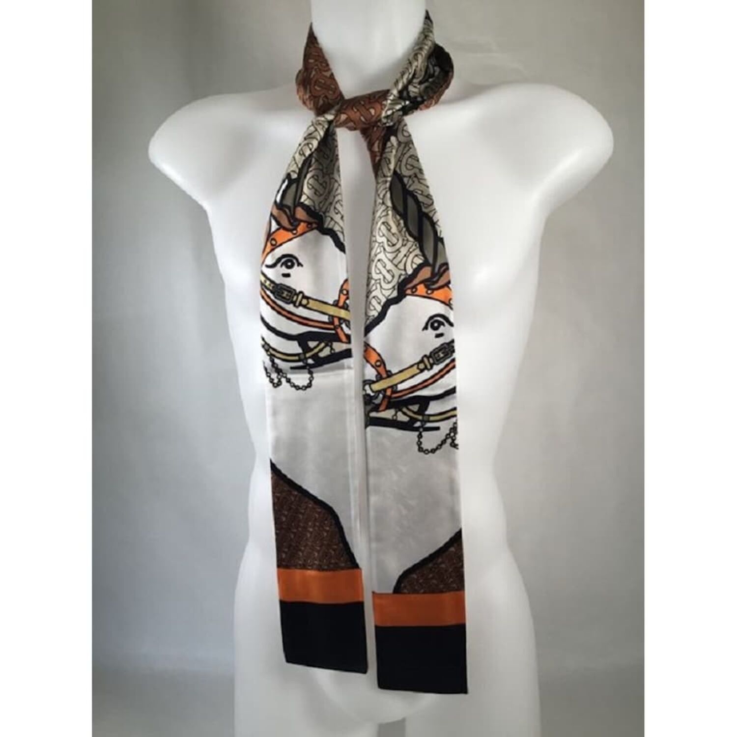 Silk Bandana Scarf Burberry One size buy pre owned at 125 EUR