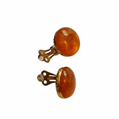 Resin Clip Earrings