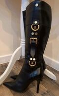 Leather Knee high Boots