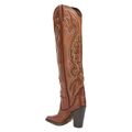 Western leather boots