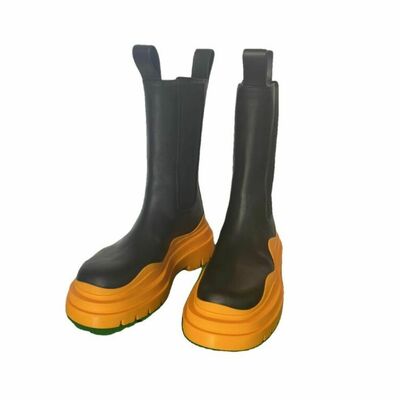 Leather boots