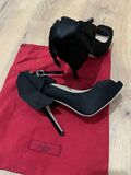 Open toe Silk Shoes