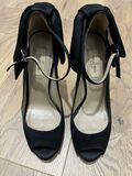 Open toe Silk Shoes