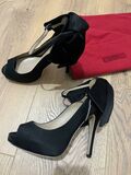 Open toe Silk Shoes