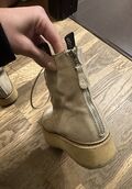 Suede Combat Boots