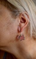 Metal Stud Earrings