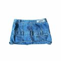 Denim mini skirt