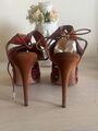 Leather High heels Sandals
