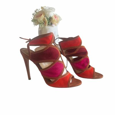 Leather High heels Sandals