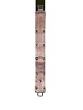 Canvas leather belt