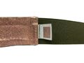 Canvas leather belt