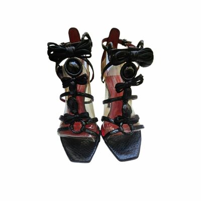 Leather High heels Sandals