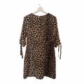 Animal print dress