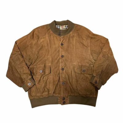 Suede bomber
