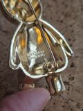 Teddy golden brooch