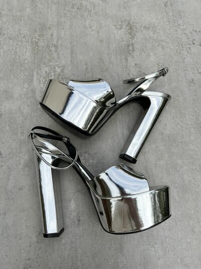 Leather Platform Sandals