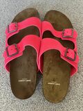 Leather Slides Sandals